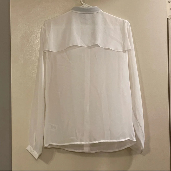 JASON WU for TARGET‎ NWOT Collared Ribbon Detail Blouse - Picture 3 of 7